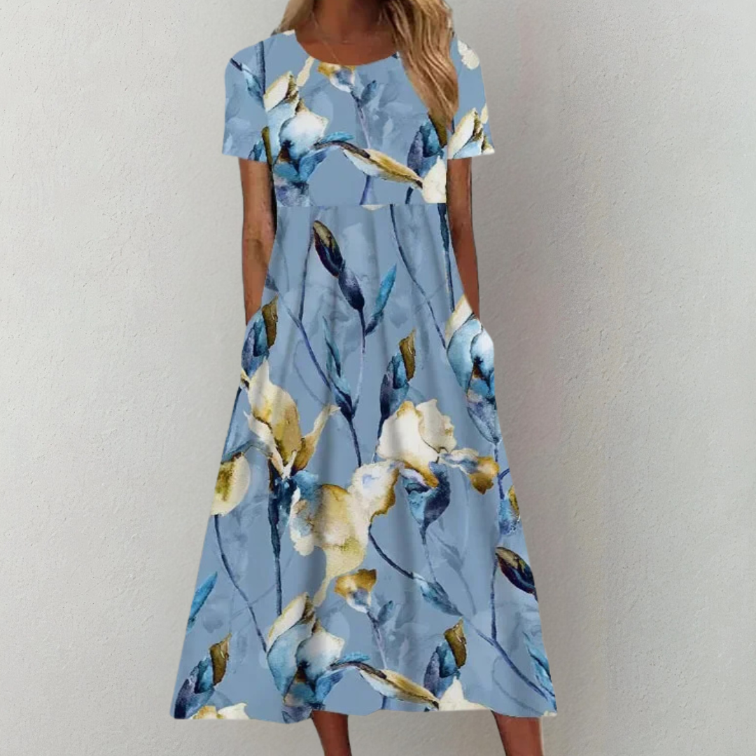 Marta - Chic Floral Midi Dress