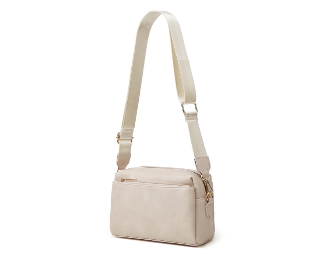 Small Triple Zip Crossbody Bag