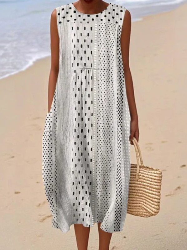 Paige™ Polka Midi Dress