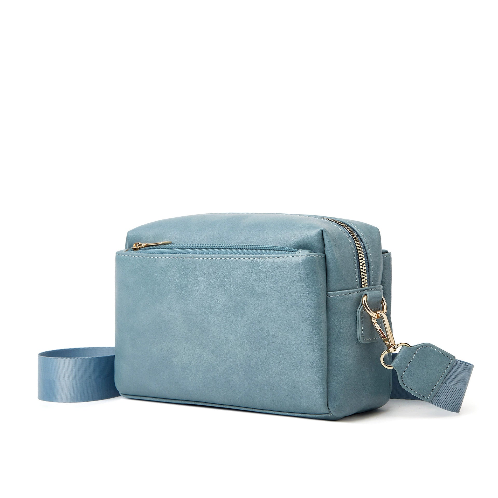 Small Triple Zip Crossbody Bag