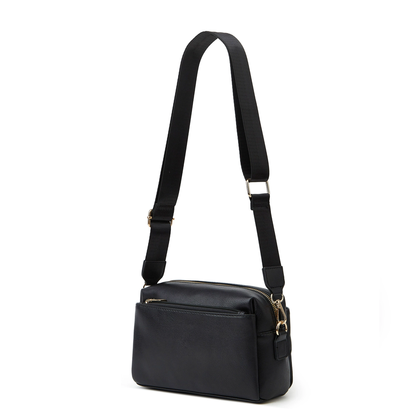 Small Triple Zip Crossbody Bag
