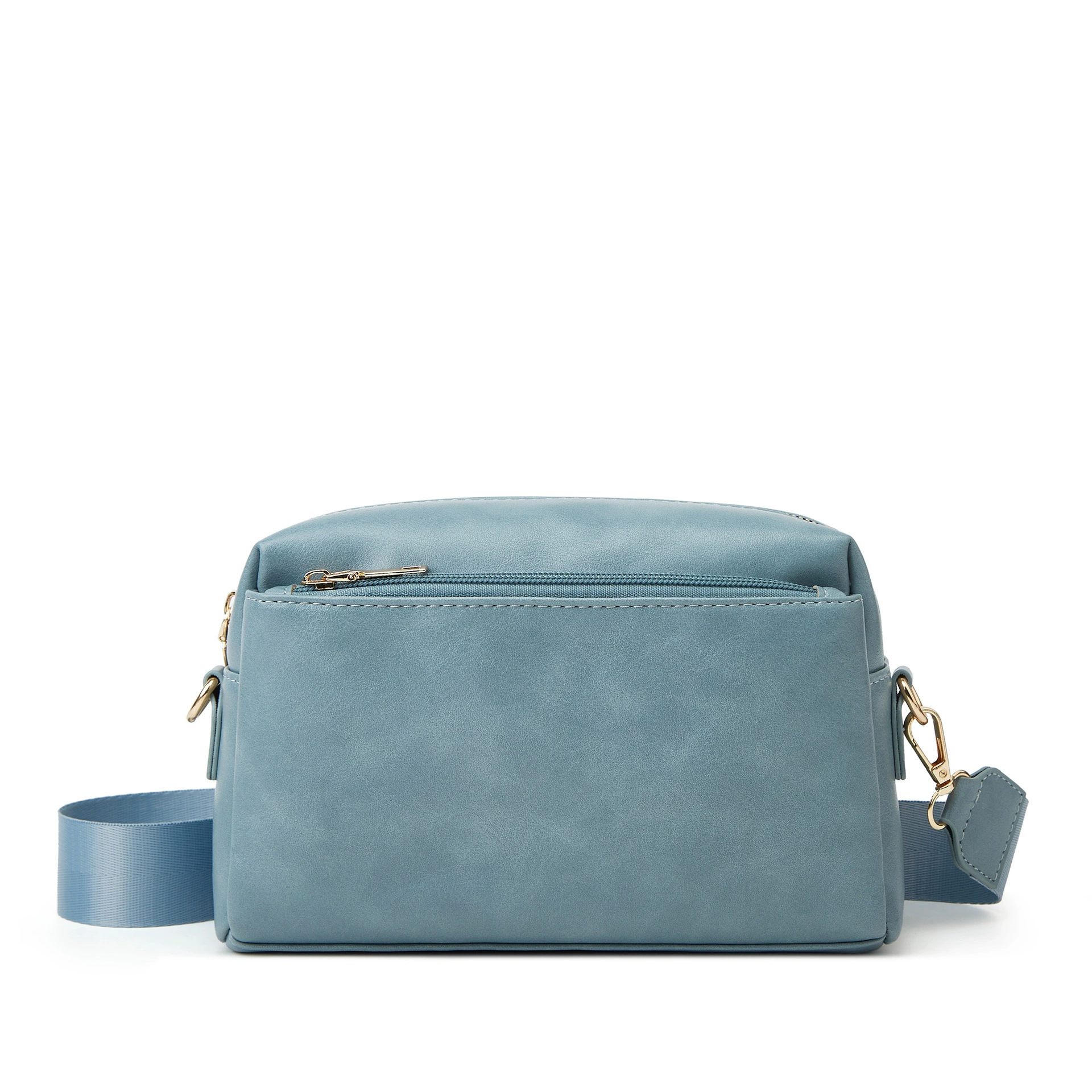 Small Triple Zip Crossbody Bag