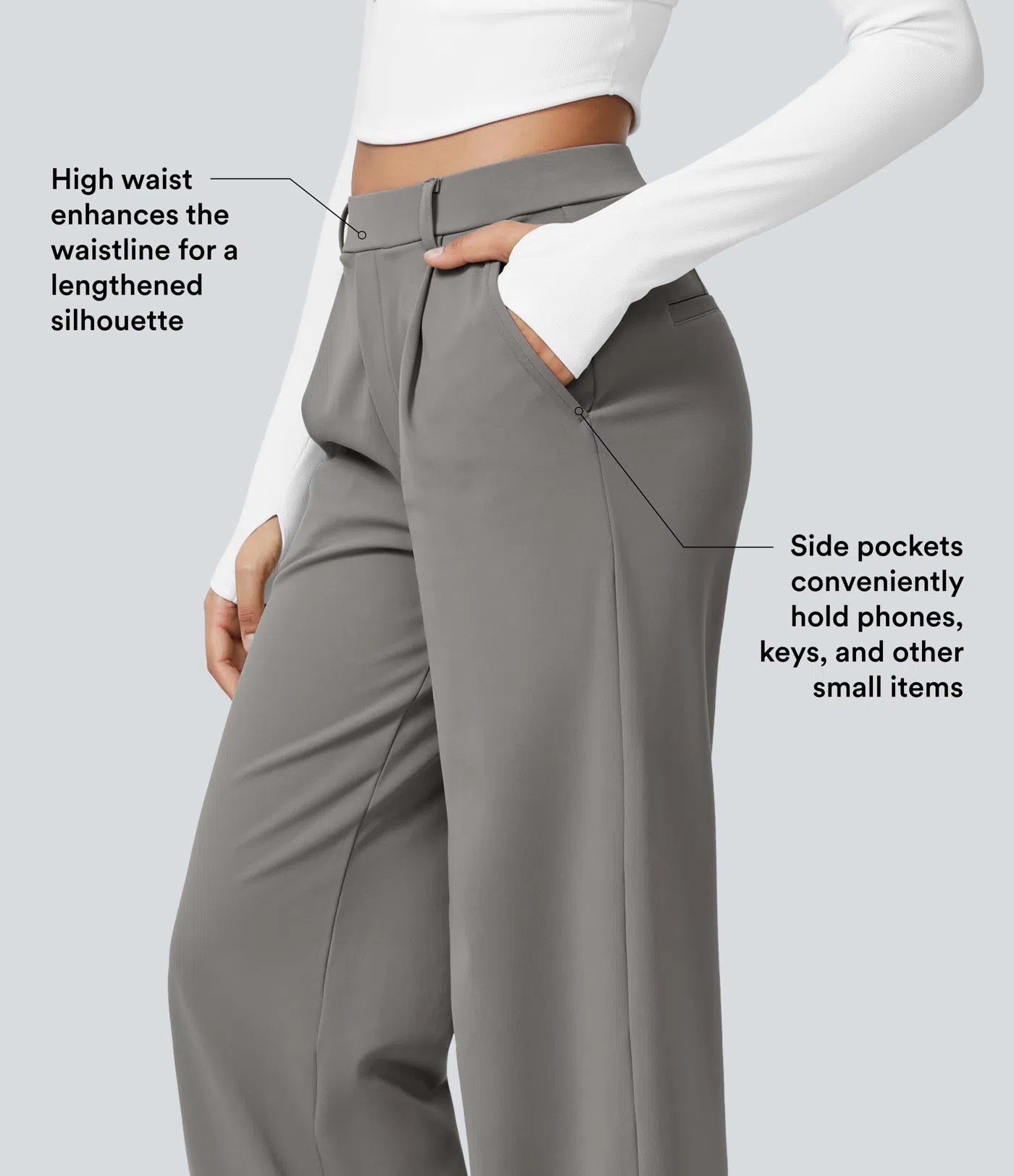 lúvora - DayStretch High Waisted Leg Relaxed Pants