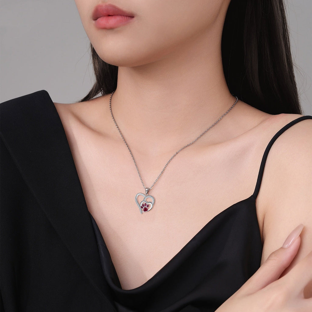 Cute Paw Print Necklace