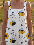 Moxie | Bee Flower Jumpsuit