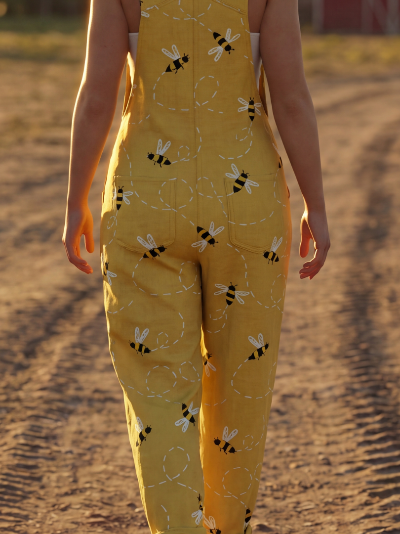 Petra | Light HoneyBee Jumpsuit