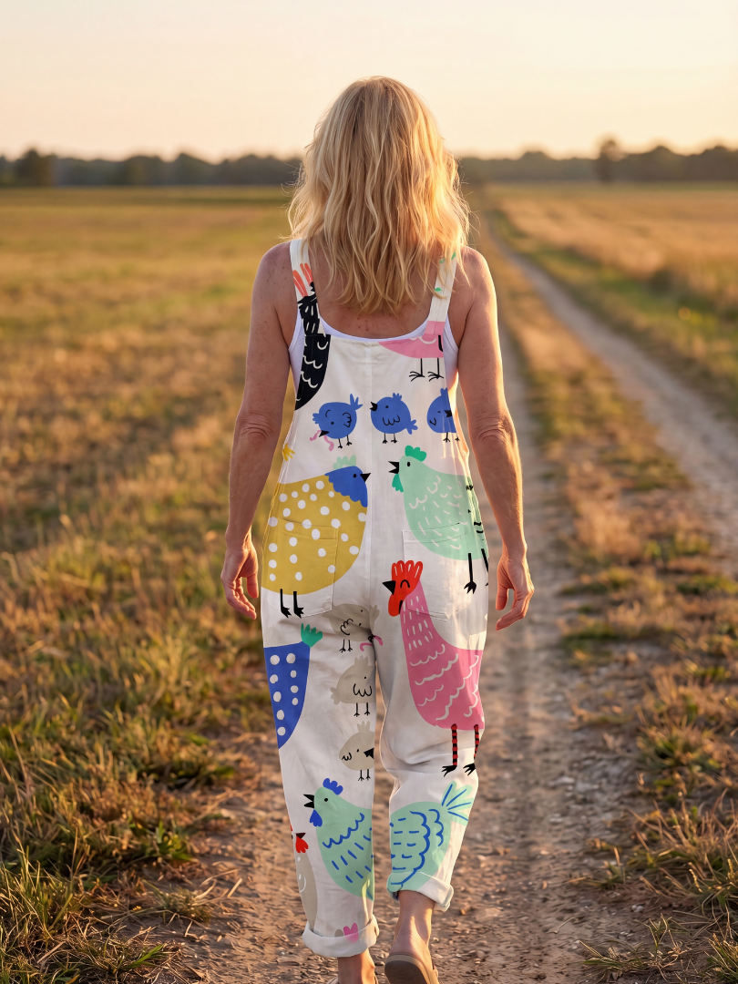 Arlina | Everyday Motif Strap Jumpsuit