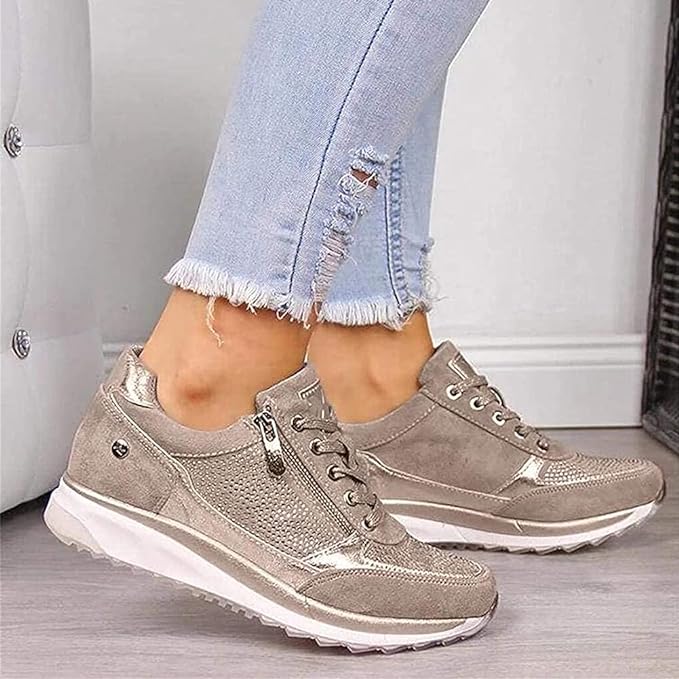 Ginette™ | Zip-Up Orthopedic Sneakers