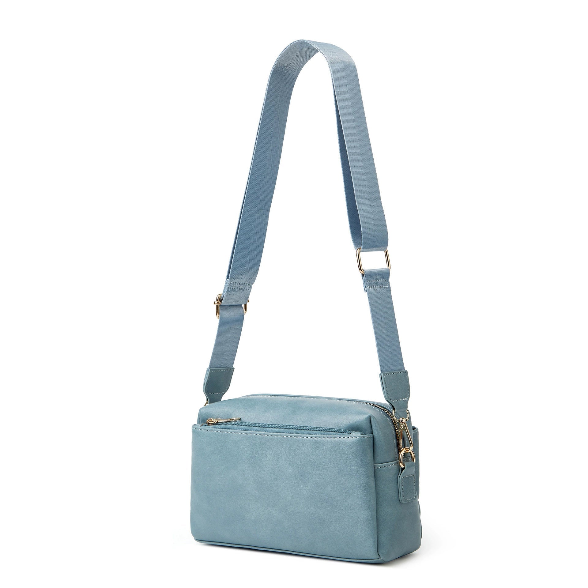 Small Triple Zip Crossbody Bag