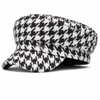 Rihanna - Elegant Houndstooth Cap