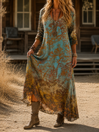 Anjelica | Vintage Bohemian Autumn Dress