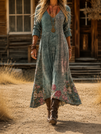 Asteria | Vintage Bohemian Autumn Dress
