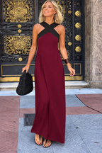 Delphine | Dress with Crossed Cut