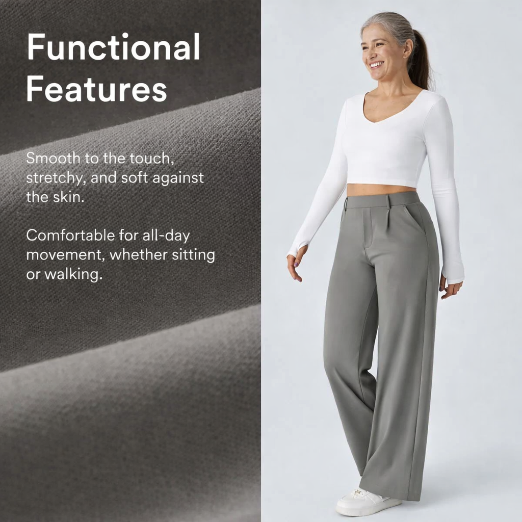 lúvora - DayStretch High Waisted Leg Relaxed Pants
