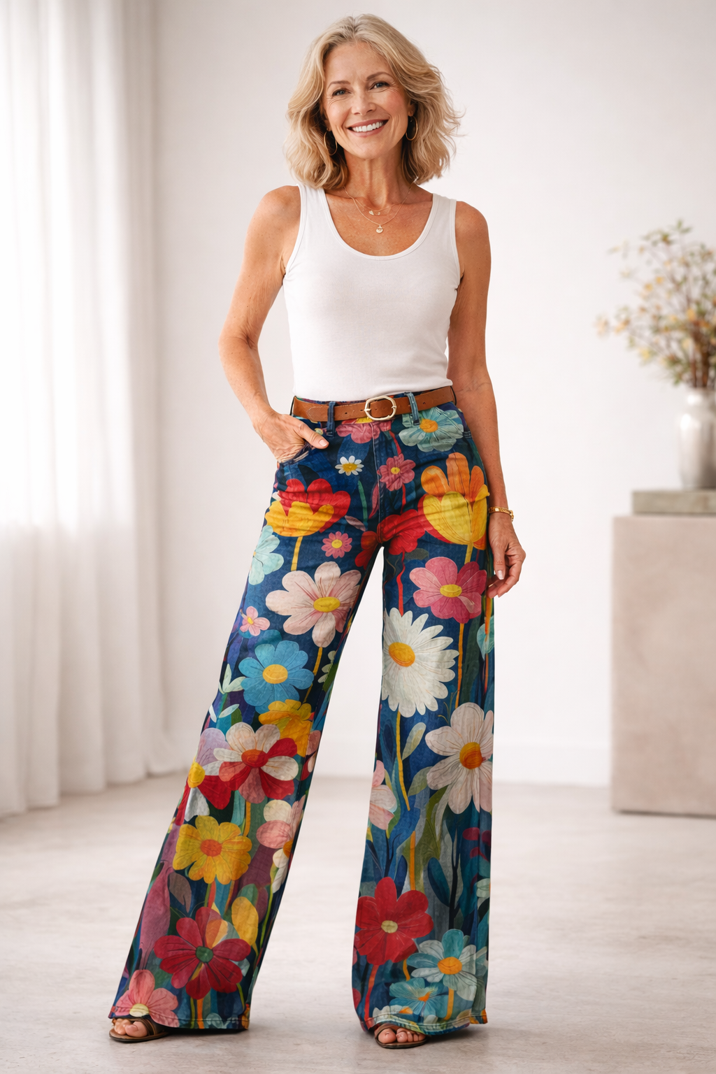 Blooming Flare Trousers
