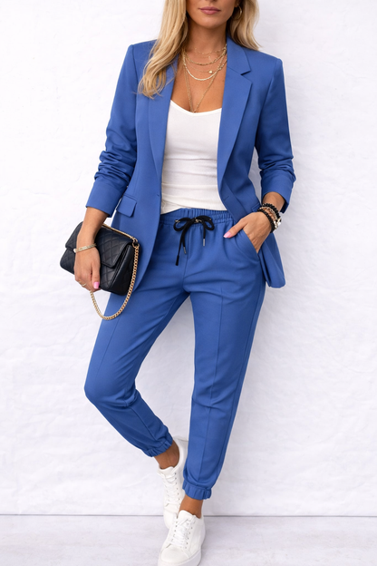 Vionne | Elegant Set of Top, Jacket, and Pants