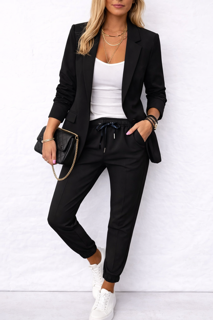 Vionne | Elegant Set of Top, Jacket, and Pants