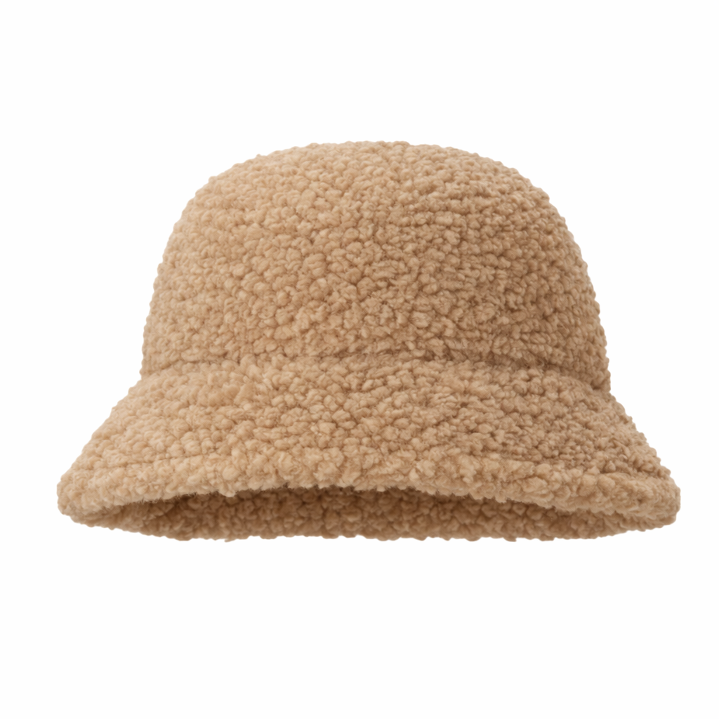Ava - Sheepskin bucket hat