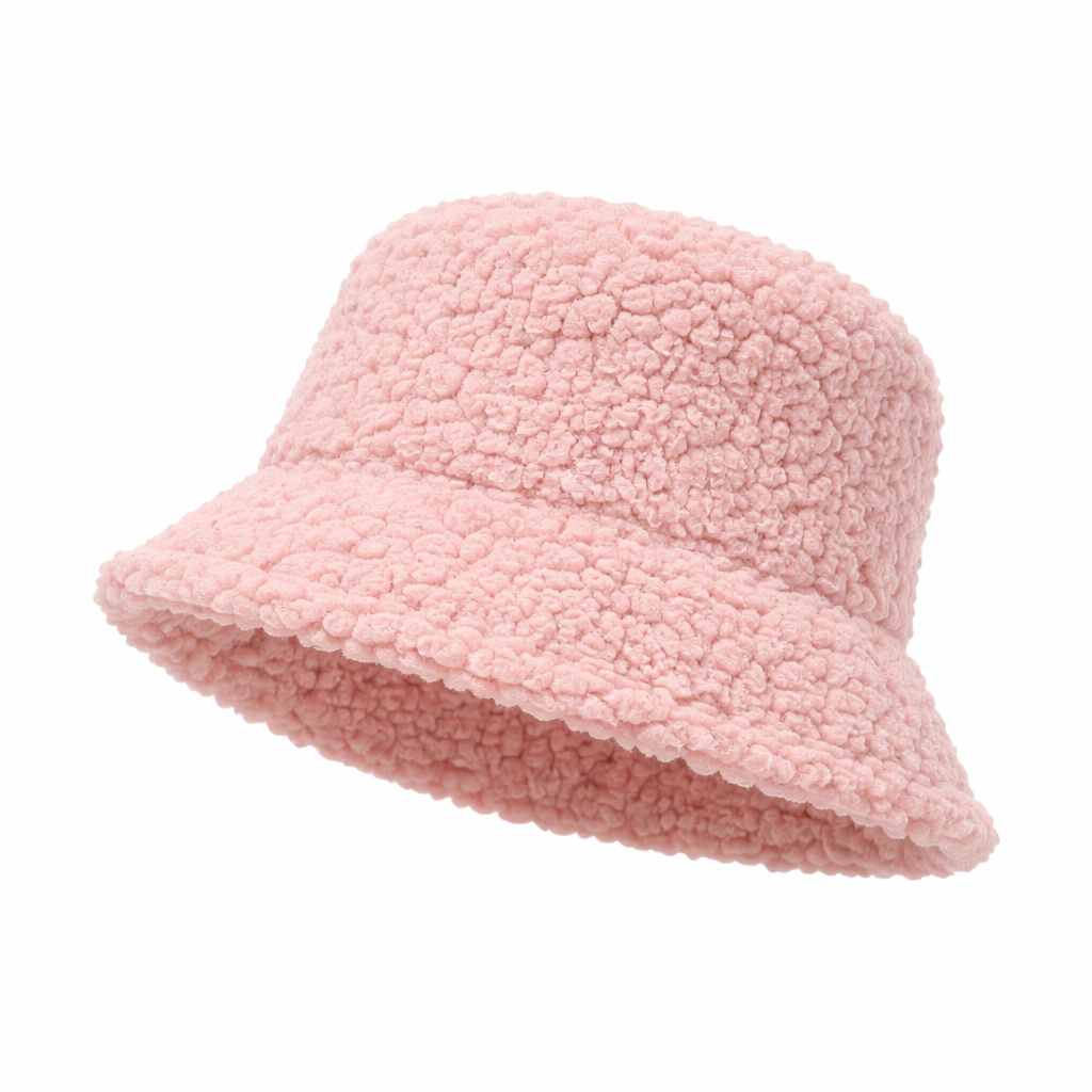 Ava - Sheepskin bucket hat