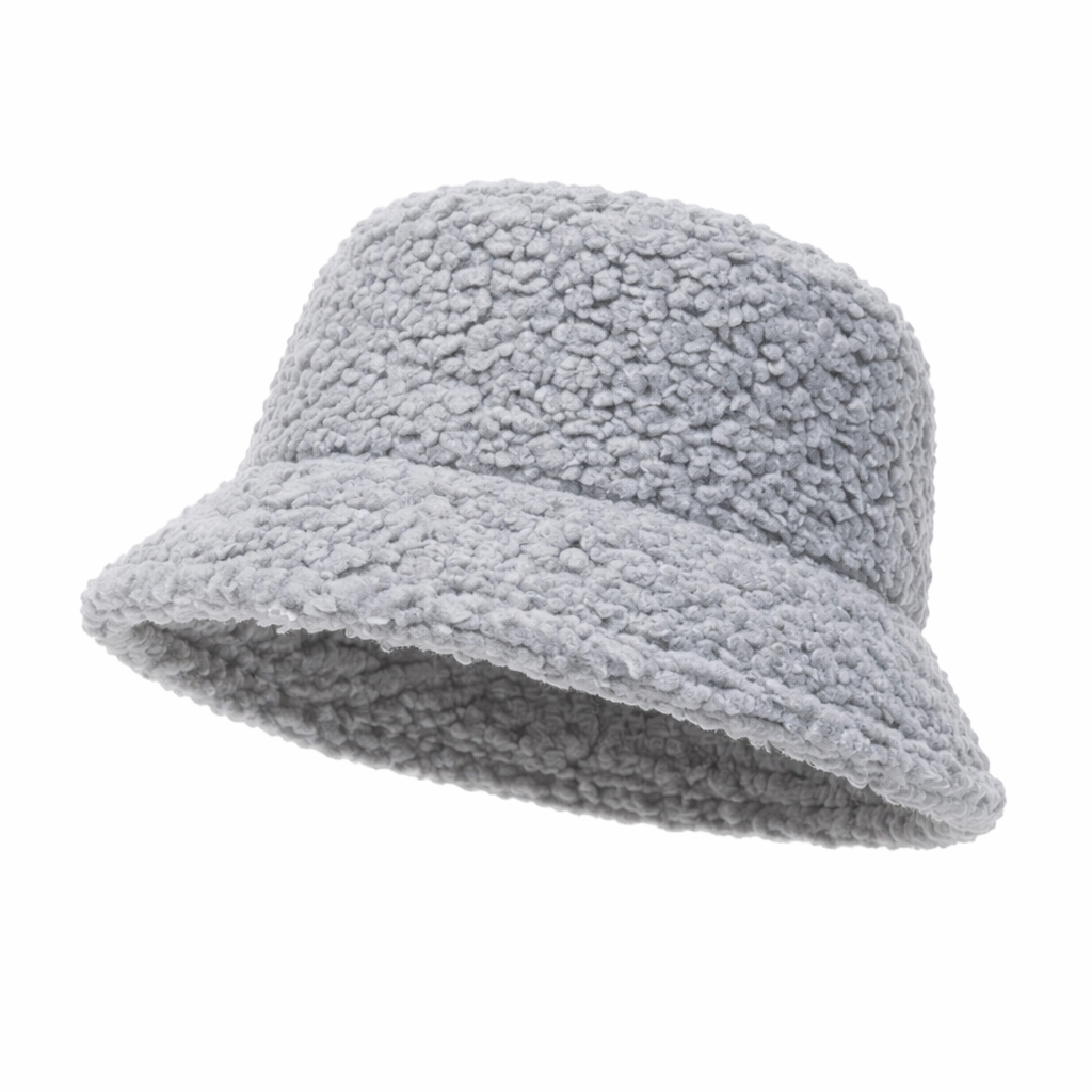 Ava - Sheepskin bucket hat