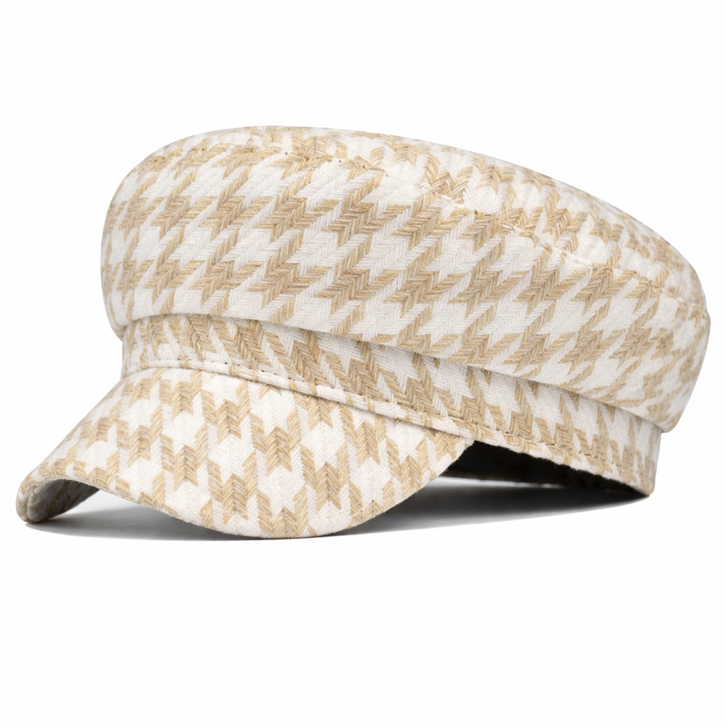 Rihanna - Elegant Houndstooth Cap