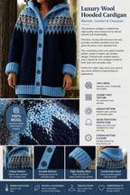 Amari™ | Retro Hoodie Cardigan