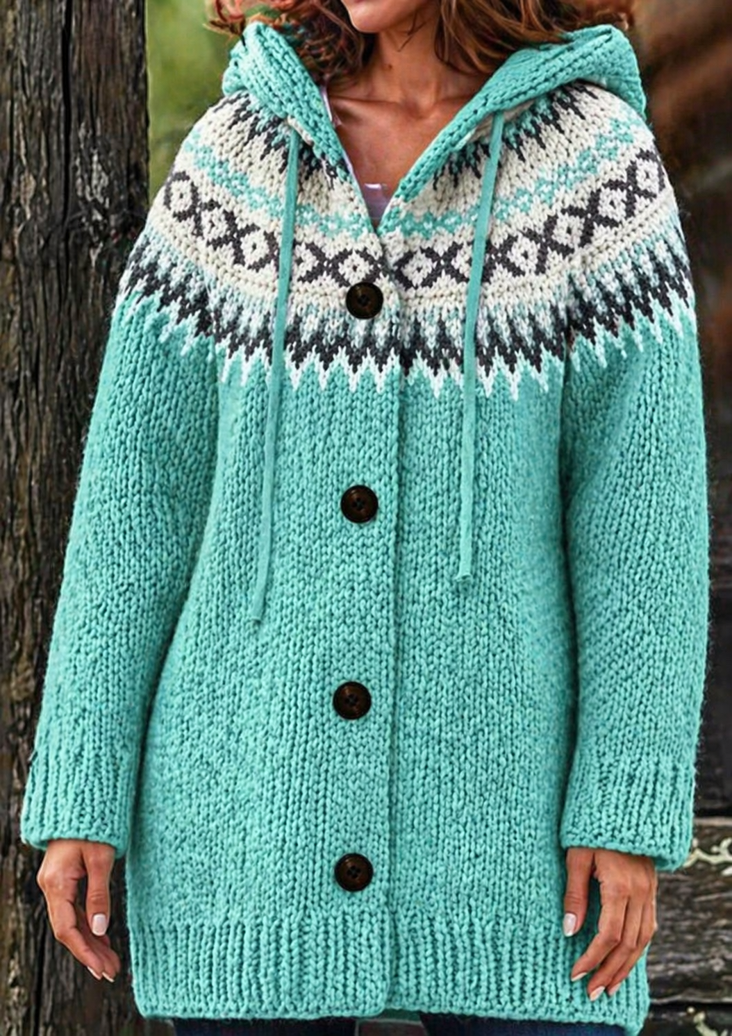Amora™ | Retro Hoodie Cardigan