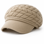 Lizzy - Handmade Knitted Newsboy Cap