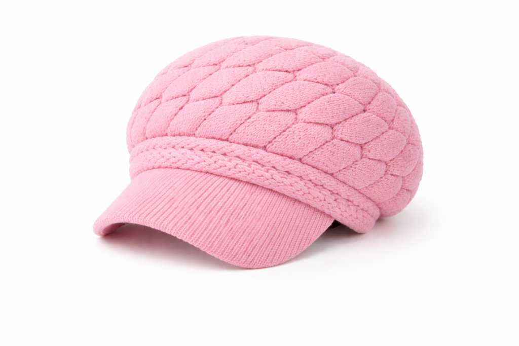 Lizzy - Handmade Knitted Newsboy Cap