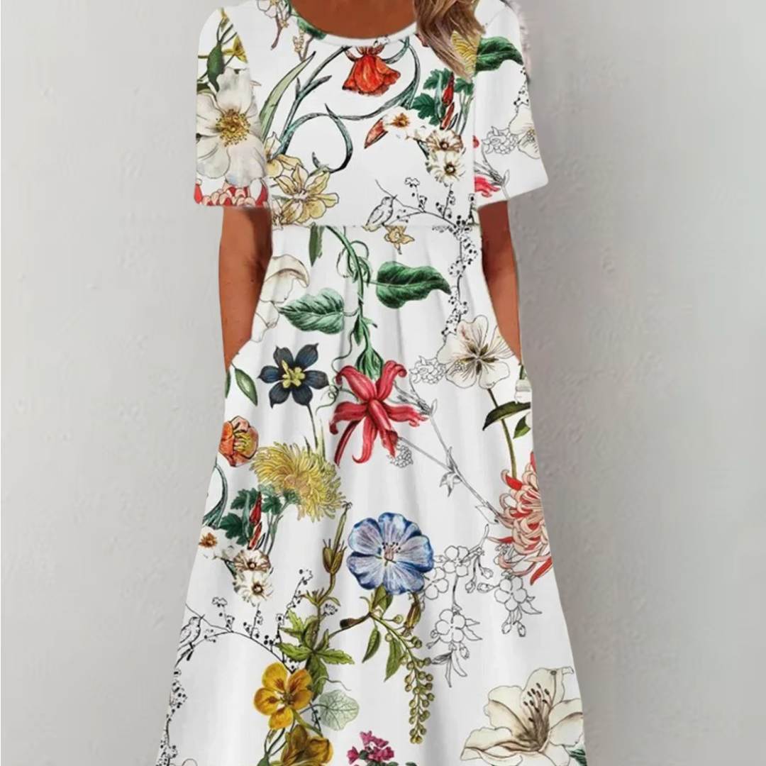 Britt - Classic Floral Dress