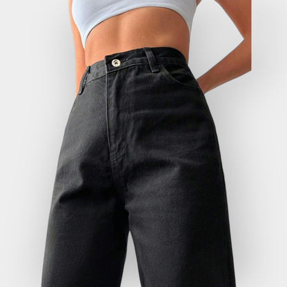 Wide Leg High Waisted Jeans