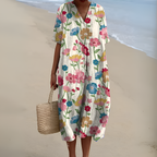 Elsie | Bloomfield Garden Midi Dress