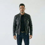 Chaqueta de cuero signature