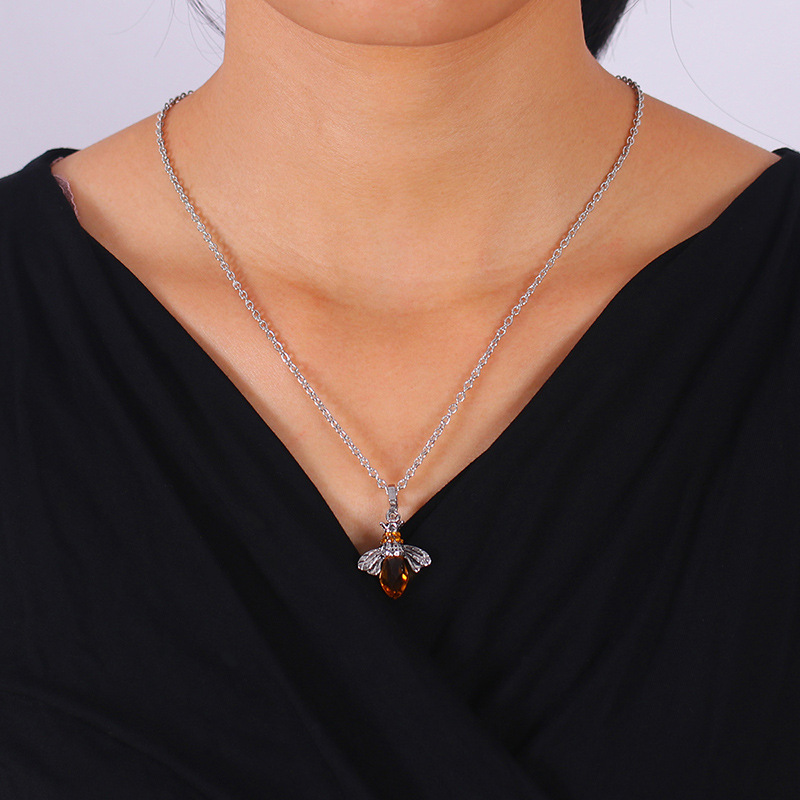 Golden Bee Spirit Necklace