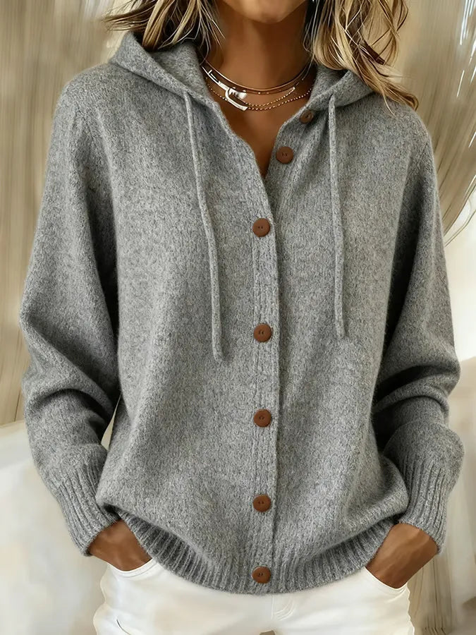 Melanie | Cozy Button Cardigan