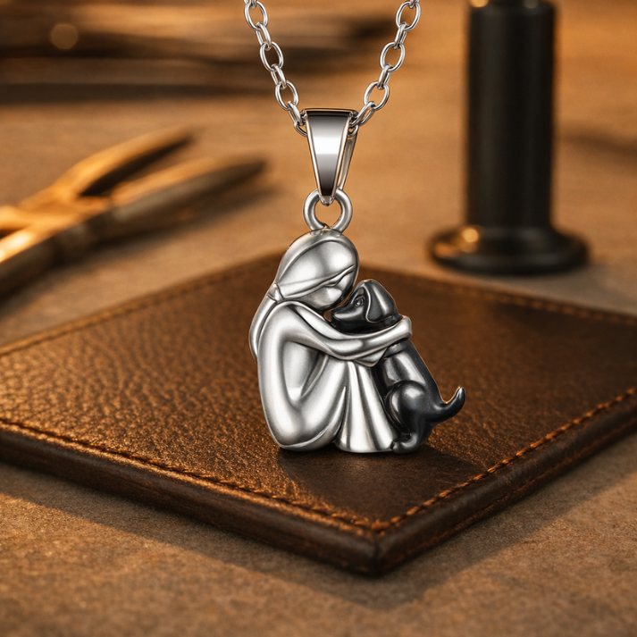 Hug Pendant Necklace