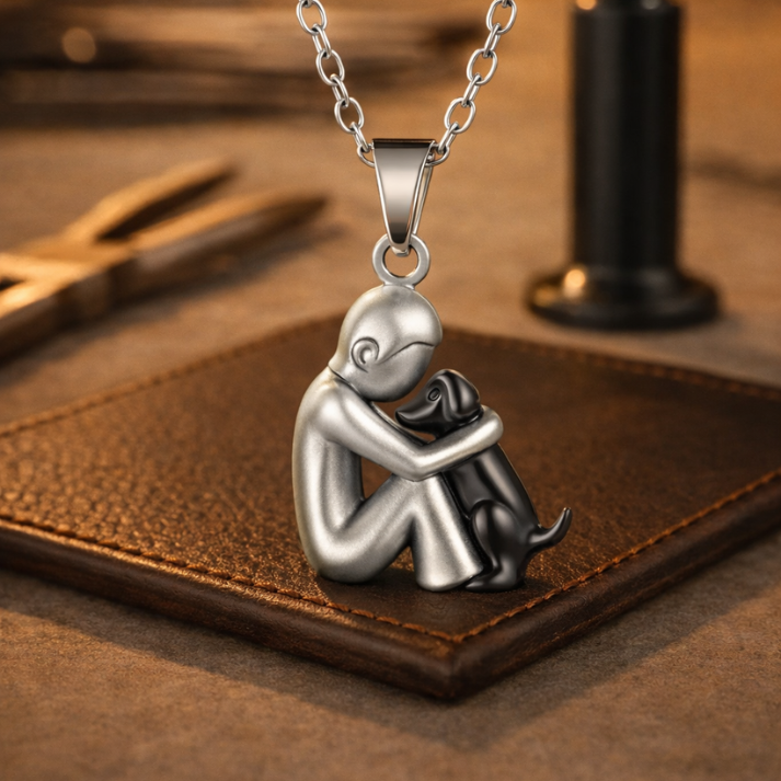 Hug Pendant Necklace