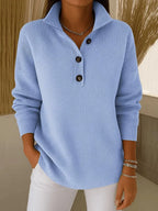 Felice | V-Neck Polo Sweater
