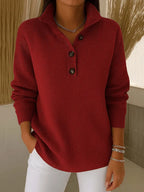 Felice | V-Neck Polo Sweater