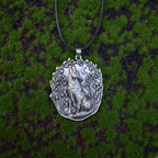 Moon Wolf  Pendant Necklace Animal Personality Jewelry Gift for Men women