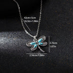1pc Simple Fashion Dragonfly Pendant Necklace Men Women's Daily Wear Jewelry Accessories