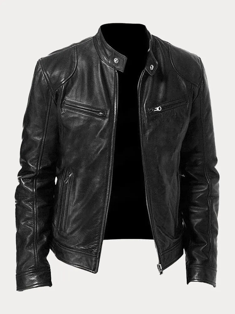 Chaqueta de cuero signature