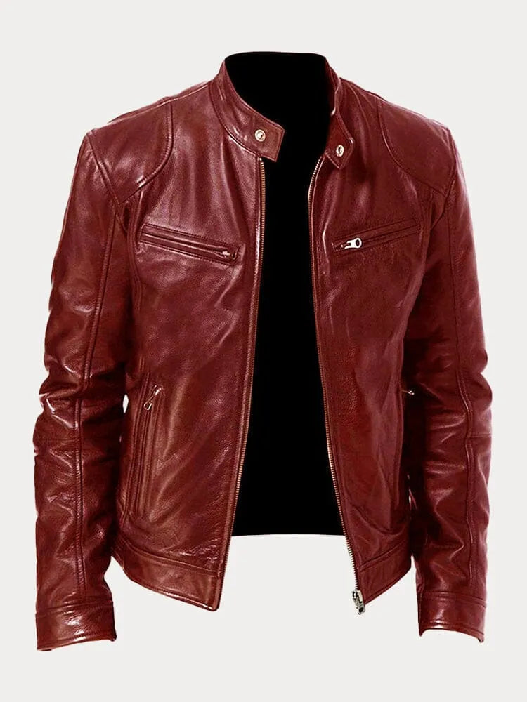 Chaqueta de cuero signature