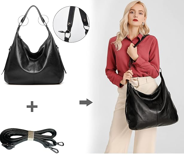 The Slouchy Soft Hobo Handbag 3-Piece Set