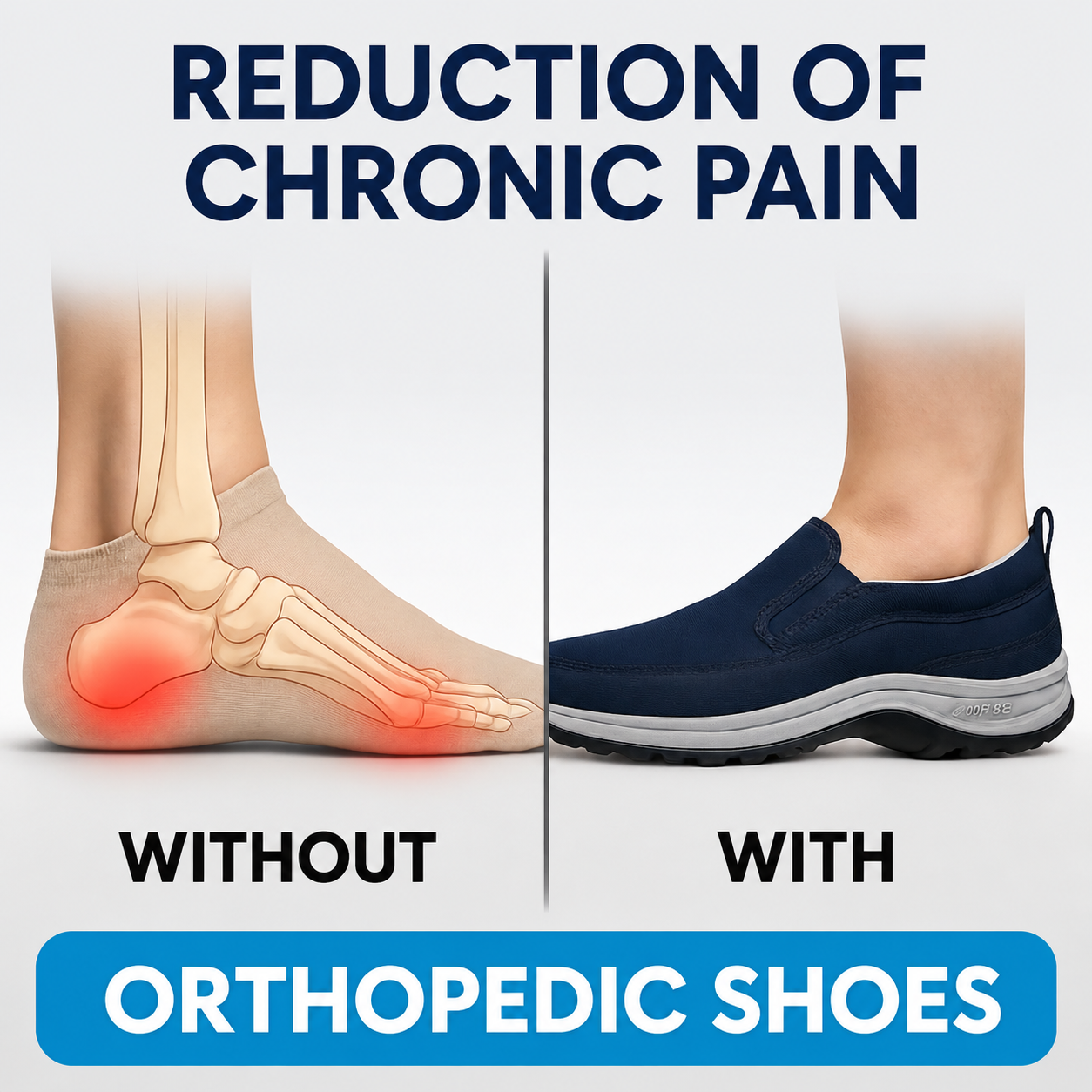 Orthopedic Slip-On | Walking Sneakers