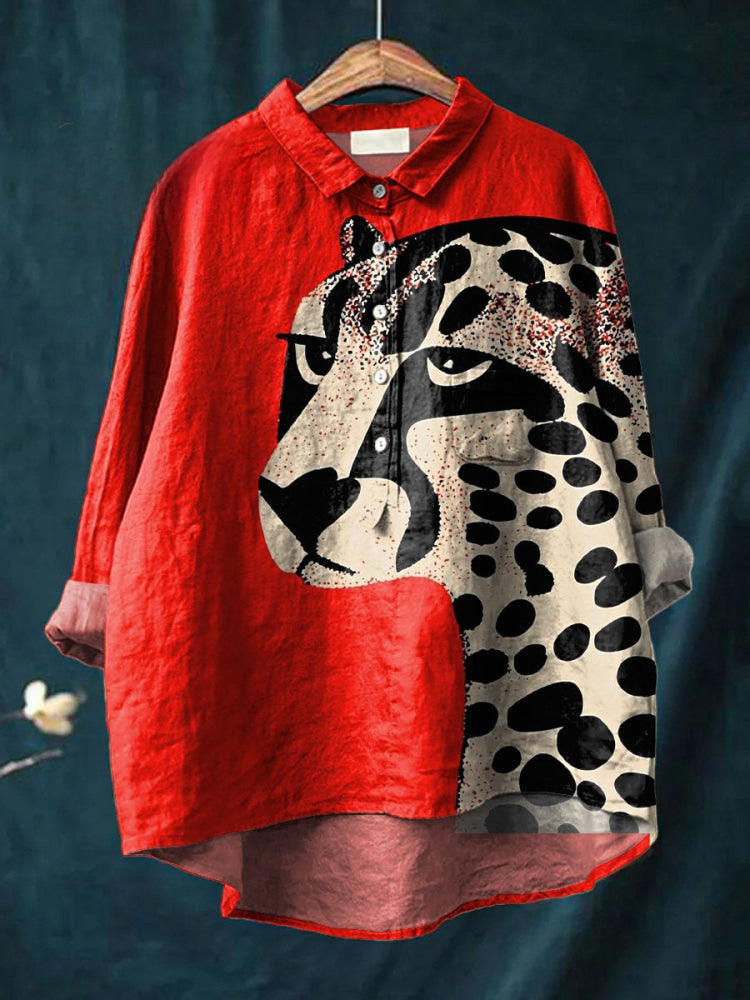 Nala | Bold Cheetah Print Shirt