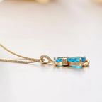 6Colors Cute Kitten Green Cat Gatos Crystals Charms Necklaces & Pendants Chain Necklace Women Grils Jewelry Gold Color Collier