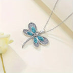 1pc Simple Fashion Dragonfly Pendant Necklace Men Women's Daily Wear Jewelry Accessories