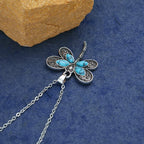 1pc Simple Fashion Dragonfly Pendant Necklace Men Women's Daily Wear Jewelry Accessories
