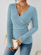 AURORA - Tummy Tucking Long Sleeve Top - DWOD4 - YD045006 - MOOD Melbourne